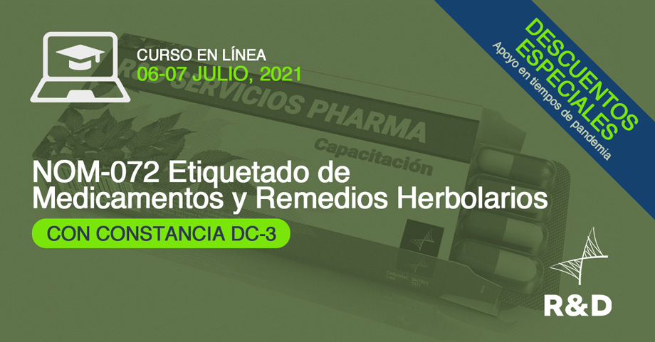 NOM-072 Etiquetado de Medicamentos y de Remedios Herbolarios 07/21