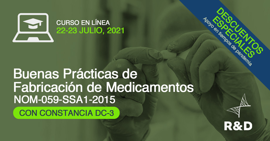 NOM-059-SSA1-2015 Buenas Practicas de Fabricación de Medicamentos