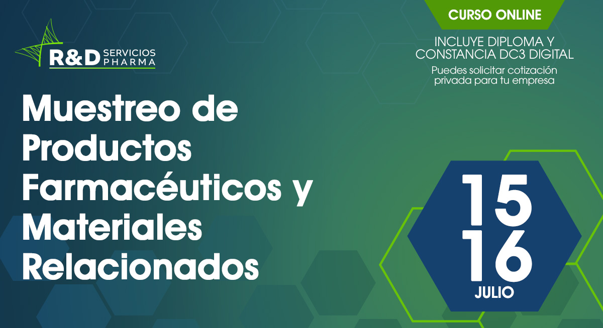 Muestreo de productos farmacéuticos y materiales relacionados JUL2024