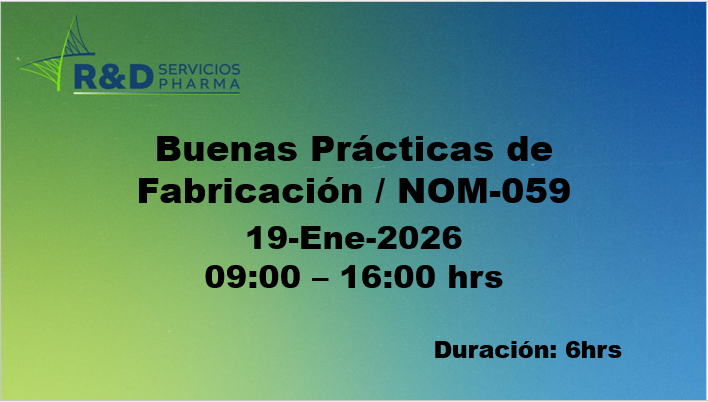Buenas Practicas de Fabricación - Ene 2026