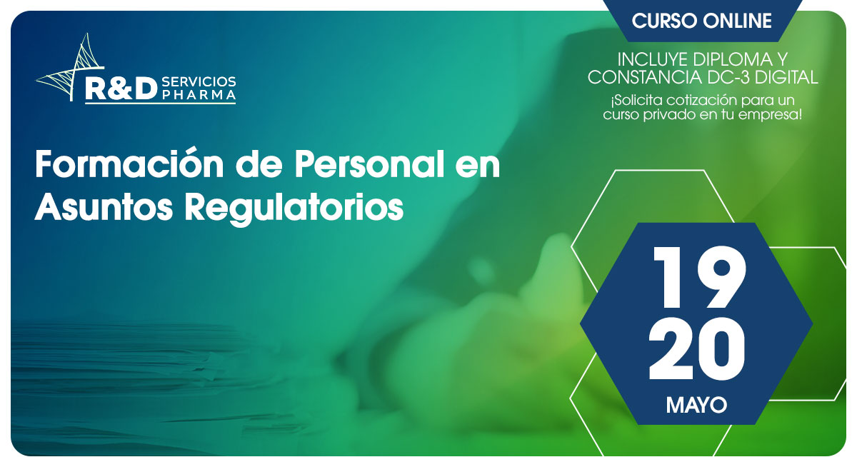 Formación de Personal en Asuntos Regulatorios - MAY 26