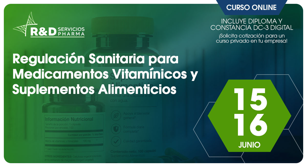 Regulación Sanitaria para Medicamentos Vitamínicos y Suplementos Alimenticios - Jun 26