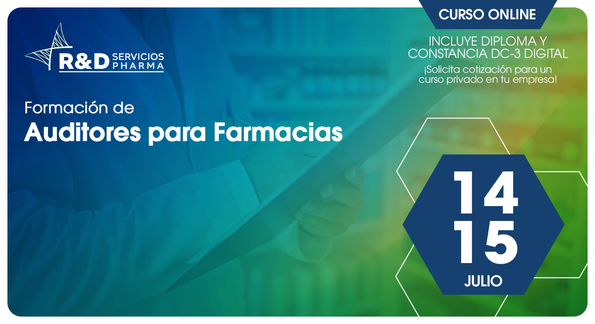 Formación de Auditores para Farmacias - Jul-26