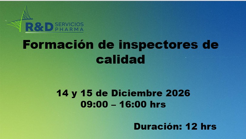 Formación de inspectores de calidad - DIC 26